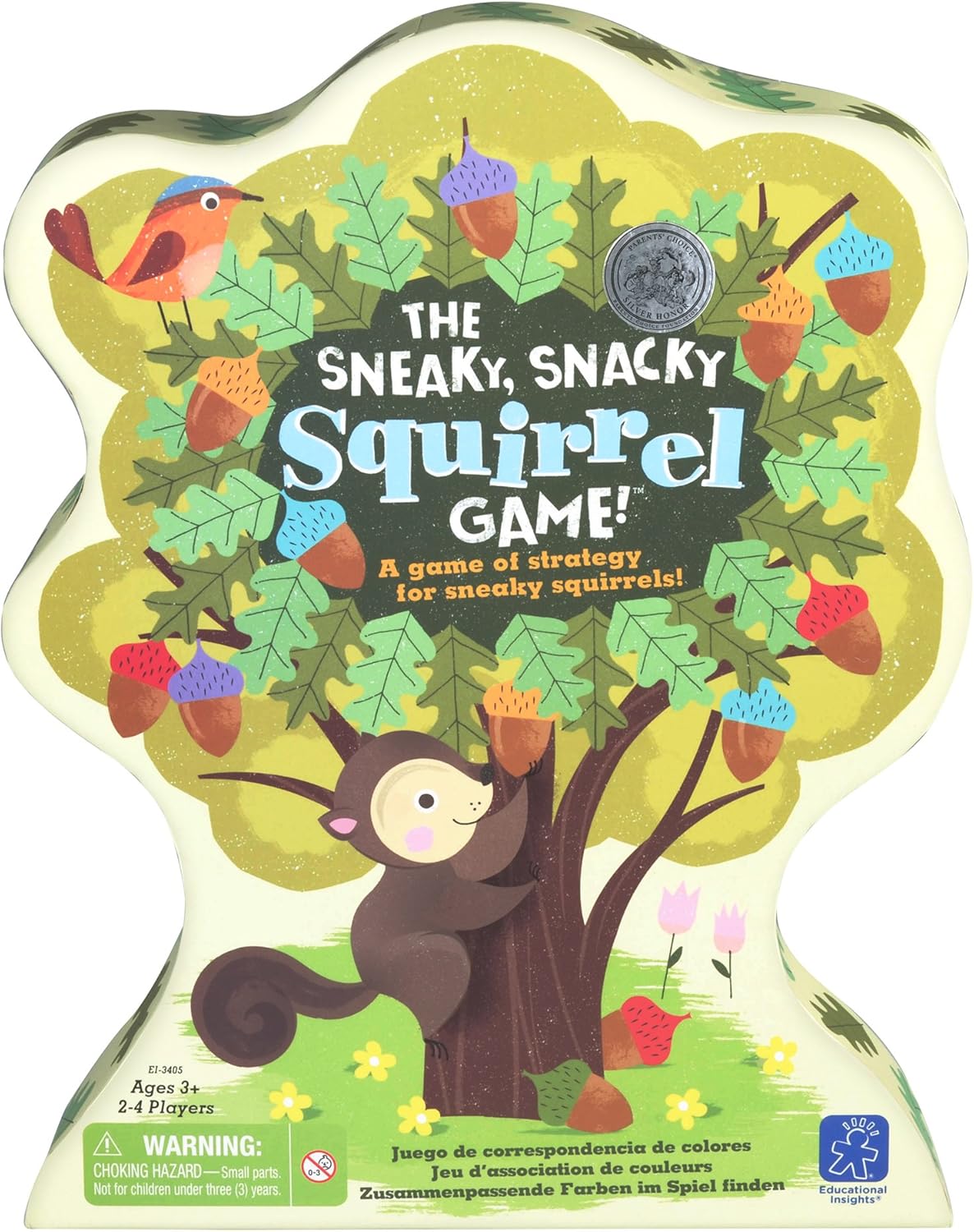 Educational Insights The Sneaky, Snacky Squirrel Game for Preschoolers & Toddlers, Game for Boys & Girls, Ages 3+