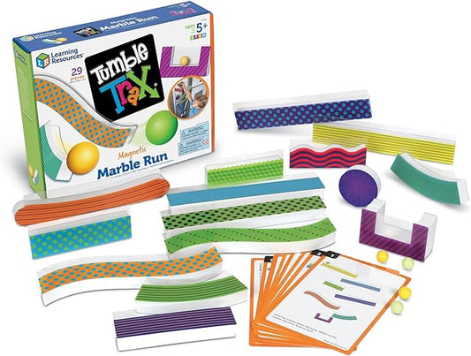 Learning Resources Tumble Trax Magnetic Marble Run Toy