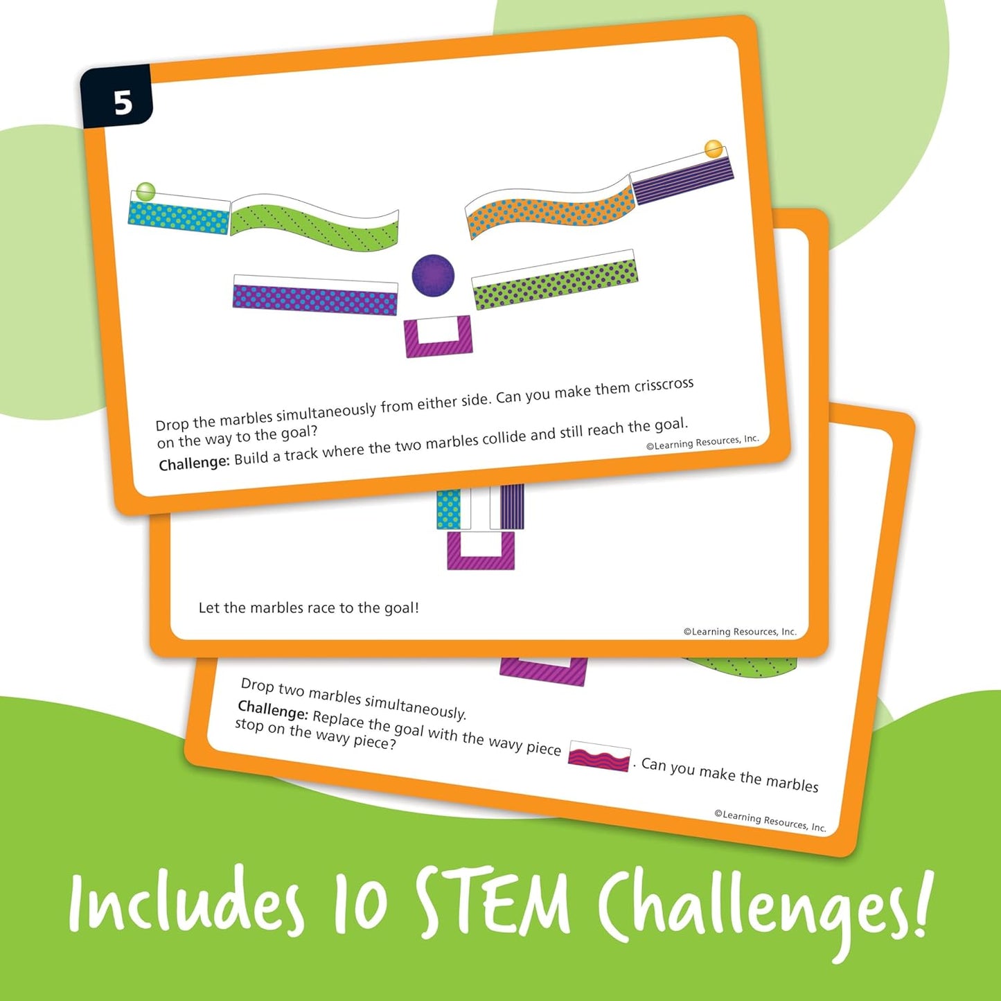 Learning Resources Tumble Trax Magnetic Marble Run Toy